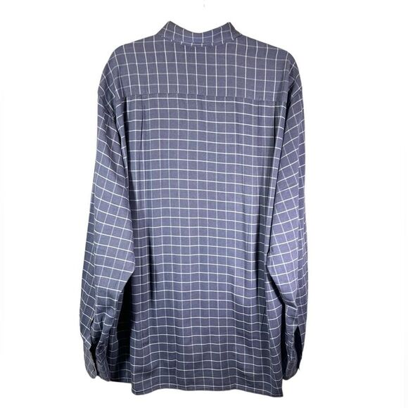 Ermenegildo Zegna Blue Dress Shirt Made in Italy Size XL - Picture 3 of 7